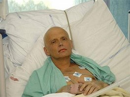 Alexander Litvinnko v londnsk nemocnici.