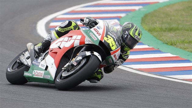 Cal Crutchlow si ve Velk cen Argentiny dojel pro prvenstv v kategorii Moto GP.