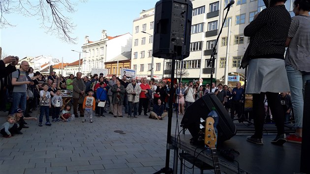 Protesty v Pardubicch proti Andreji Babiovi