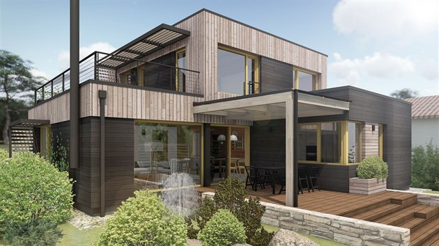 Casa Miguel, soutěžící ARCHCON atelier; vítěz veřejného hlasování v kategorii Moderní dřevostavby – návrhy