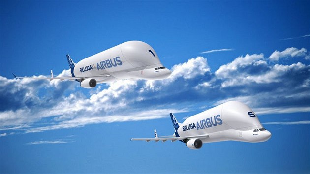 Beluga XL vychz z nkladnho letadla Airbus A330-200, Airbus je pouv pro pepravu velkch dl mezi svmi zvody