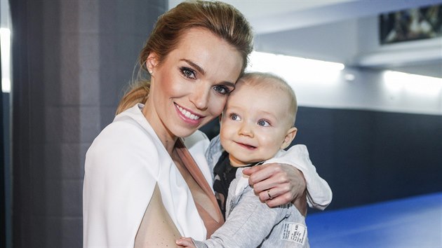 Hana Reinders Malkov a jej syn Andreas (27. bezna 2018)