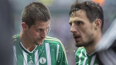 Michal �míd (vlevo) se vrací po t�inácti letech do Slavie.