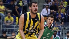 Nikola Kalini (vlevo) z Fenerbahce a Dragan Milosavljevi z Málagy