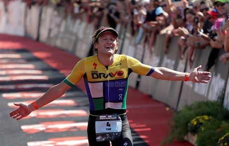 Triatlonista Tim Don bhem závodu Ironman, ilustraní foto