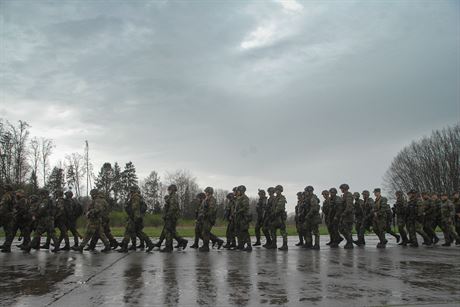 Cviení Aktivní zálohy Hradba 2018 na letiti v Monov