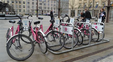 V Ostrav se z partnerských mst inspirovali napíklad k zavedení bikesharingu. 