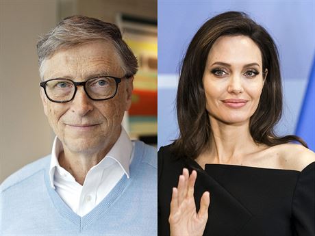 Ji potetí za sebou se stala americká hereka Angelina Jolie a americký zakladatel softwarového gigantu Microsoft nejobdivovanjími lidmi svta.