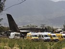 V Alžírsku se ve středu zřítilo vojenské letadlo Il-76 (11. dubna 2018)
