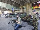 Army Day eské armády u praského obchodního centra na Floe (18.4.2018)