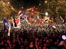 Nkolik tisíc Maar protestovalo v Budapeti proti výsledku parlamentních...