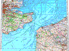 ást Západní Evropy, jak ji vidla sovtská mapa v roce 1985.