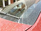 Auto v Hodonín pokryl prach ze Sahary na jae 2018.