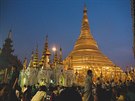 Pagoda Shwedagon. Yangon, Myanmar
