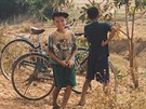 Myanmartí kluci. Hpa-An, Myanmar