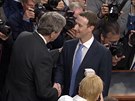 Mark Zuckerberg dorazil k výpovdi ped leny amerického Kongresu. (10. dubna...