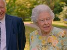 Královna Albta II. vtípkovala s dlouholetým pítelem Davidem Attenboroughem