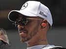 Lewis Hamilton ped Velkou cenu íny