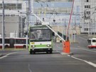 Hranat trolejbusy 14 Tr, kter vozily cestujc v Plzni 38 let, vera vyjely...