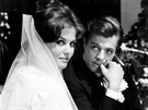 Claudia Cardinalová a Marcello Mastroianni ve filmu Krásný Antonio (1960)