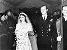 Princezna Albta a vévoda z Edinburghu Philip se vzali 20. listopadu 1947 ve...