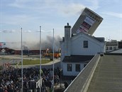 Silo v dnskm mst Vordingborg spadlo patnm smrem a pokodilo knihovnu a...