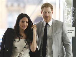 Meghan Markle a princ Harry (Londýn, 18. dubna 2018)