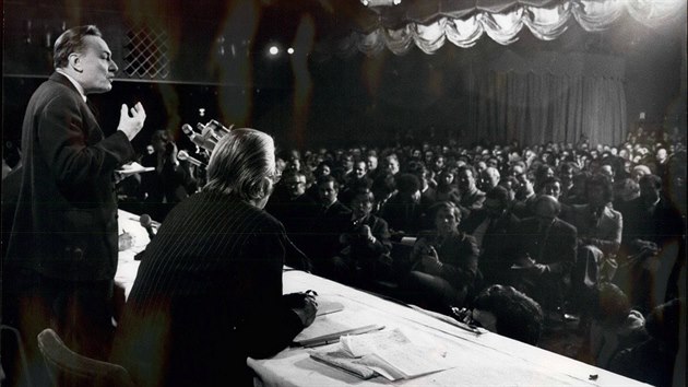 Britsk konzervativec Enoch Powell na snmku z roku 1974