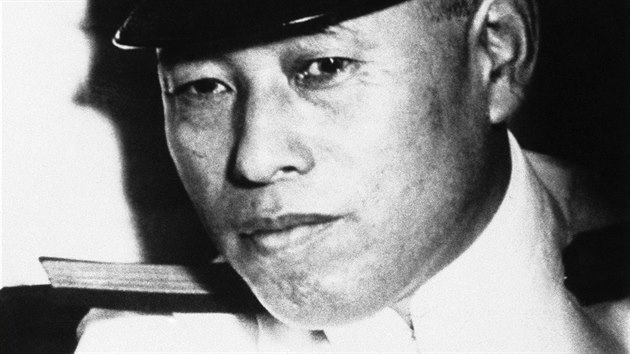 Japonsk admirl Isoroku Jamamoto na archivnm snmku 