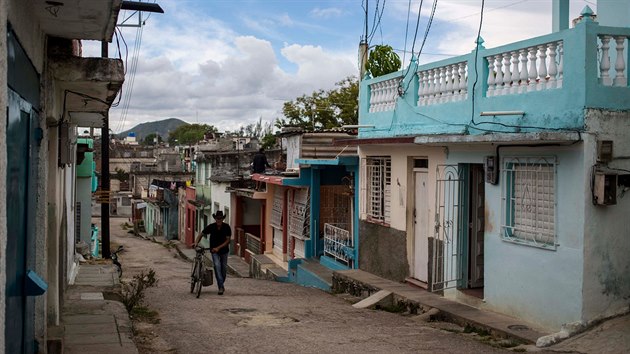 Kubánské město Santa Clara, kde začala politická kariéra Miguela Díaze-Canela (1. dubna 2018)