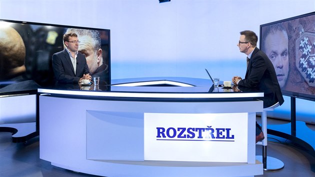 Ji Hynek, redaktor zpravodajstv esk televize v diskusnm poadu iDNES.cz Rozstel. (12. dubna 2018)
