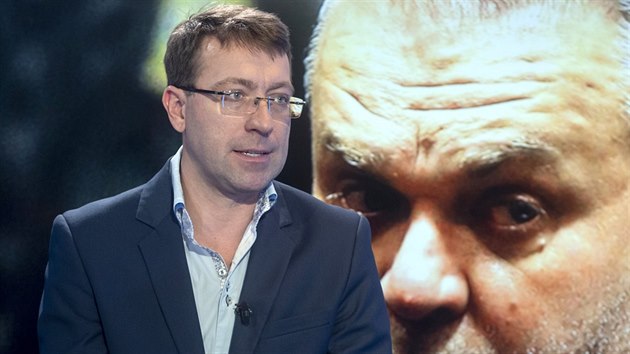 Jiří Hynek, redaktor zpravodajství České televize v diskusním pořadu iDNES.cz Rozstřel. (12. dubna 2018)