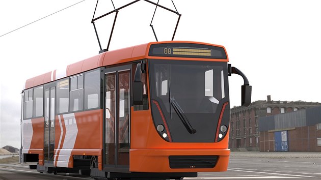 Legenda v novém kabátu. Česká společnost Pragoimex se bude v následujících letech podílet na modernizaci zhruba pěti tisíc tramvají T3 v Rusku. Tramvaj od československé ČKD je světový rekordman v počtu vyrobených kusů (14 000 vozů). Na snímku je návrh modernizace tramvaje T3 od ruské designové společnosti Forma.