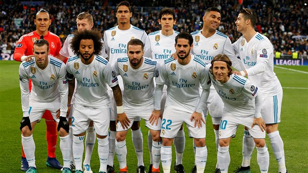 Sestava fotbalistů Realu Madrid na odvetu čtvrtfinále Ligy mistrů proti Juventusu.