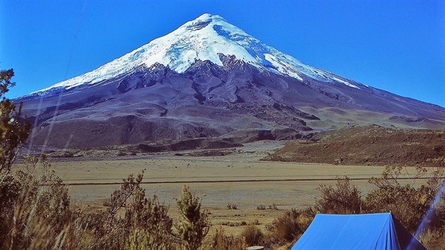 Svůj základní tábor postavila česko-polská expedice přímo na úpatí ekvádorského vulkánu Cotopaxi.