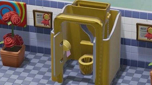 Zlatý záchod do hry Two Point Hospital