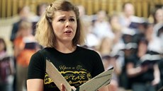 Lucie Kaňková během generální zkoušky koncertu Rossini v Grandhotelu Pupp. (12....