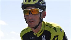 Cyklista Roman Kreuziger v barvách australské stáje Mitchelton-Scott.