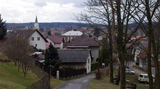 Krouna s evangelickým kostelem