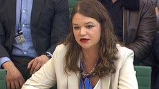 Brittany Kaiserová, bývalá zam�stnankyn� Cambridge Analytica (17. dubna 2018)