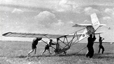 Fotografie z historie letit v Dolním Beneov na Hluínsku