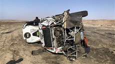 Brnnský závodník Tomá Ouedníek na rallye Morocco Desert Challenge proil...