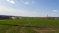Na stavb pedposledního úseku dálnice D1 je u obce Buk na Perovsku vyuíván...