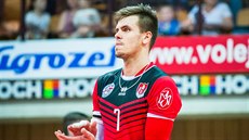 Petr Michálek z eských Budjovic v utkání o extraligový bronz