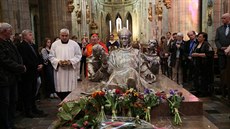 Slavnostní odhalení sousoí sv. Vojtcha v katedrále sv. Víta. (19. dubna 2018)