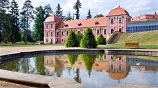 Bádenský zámek - Palác princ se zaal stavt v dob, kdy ostrovské panství...