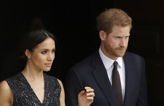 Meghan Markle a princ Harry (Londýn, 23. dubna 2018)