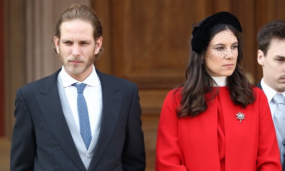 Andrea Casiraghi a Tatiana Santo Domingová (Monako, 19. záí 2017)