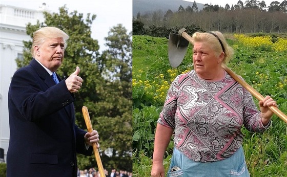 Donald Trump a Dolores Leisová