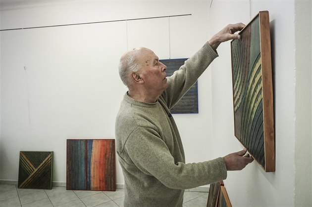 V souasnosti 84letý výtvarník Svatoslav Böhm vystavuje v ostravské Galerii...